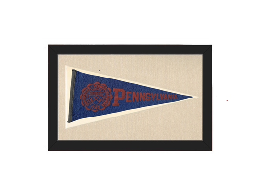 Vintage University of Pennsylvania Pennant