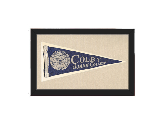 Vintage Colby Junior College Pennant