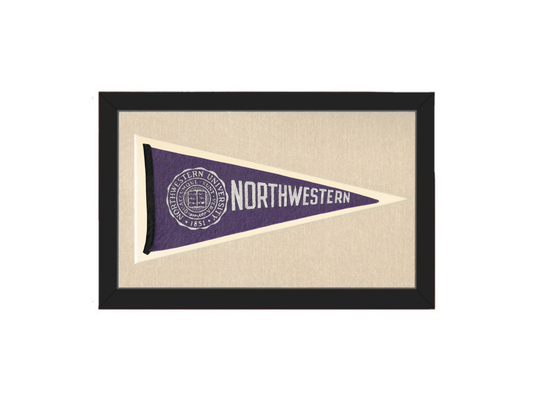 Vintage Northwestern University Pennant
