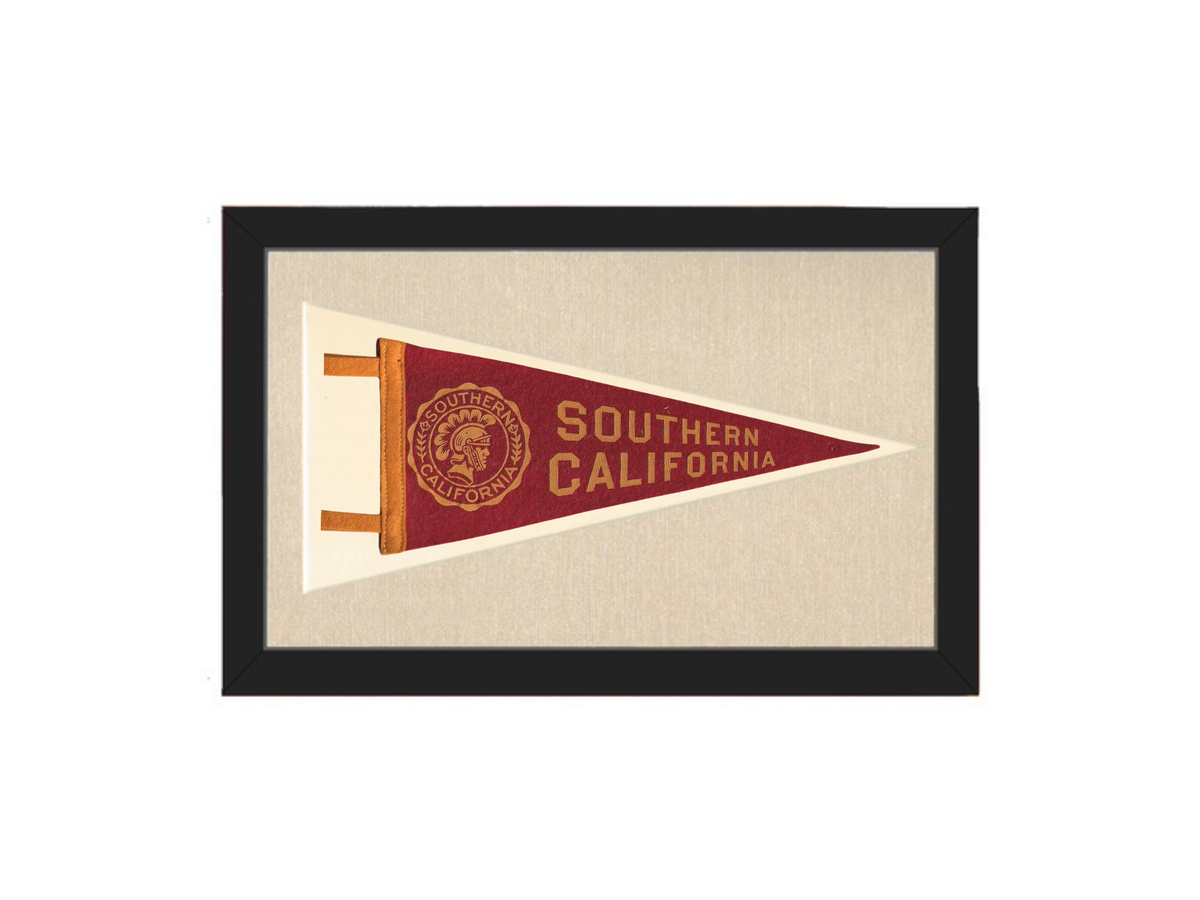 Vintage University of Southern California (USC) Pennant