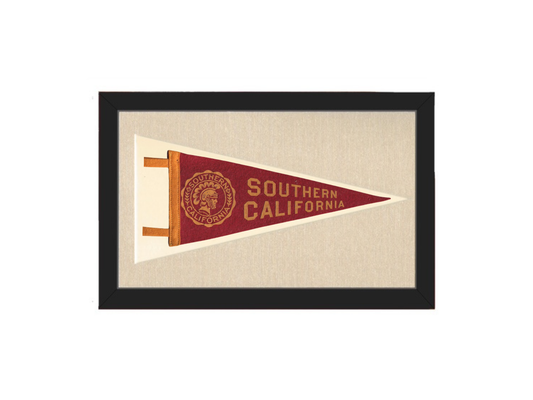 Vintage University of Southern California (USC) Pennant