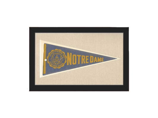 Vintage Notre Dame Pennant