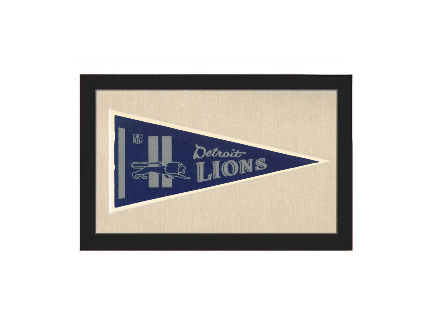 Vintage Detroit Lions NFL Pennant