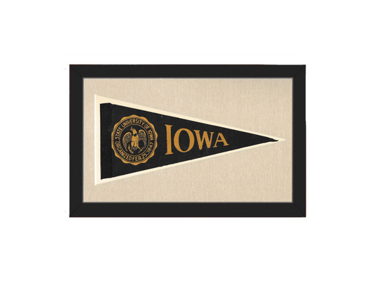 Vintage Iowa Pennant