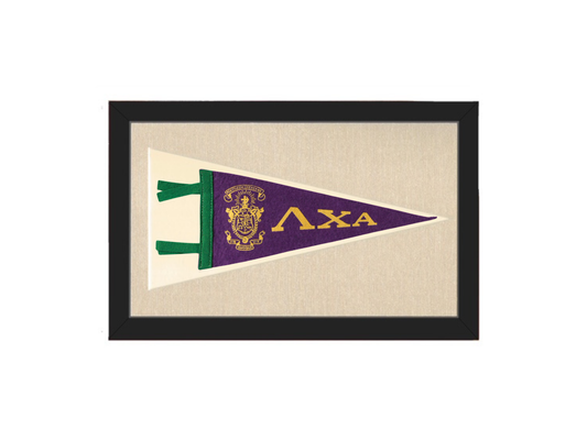 Vintage Alpha Chi Alpha Fraternity Pennant