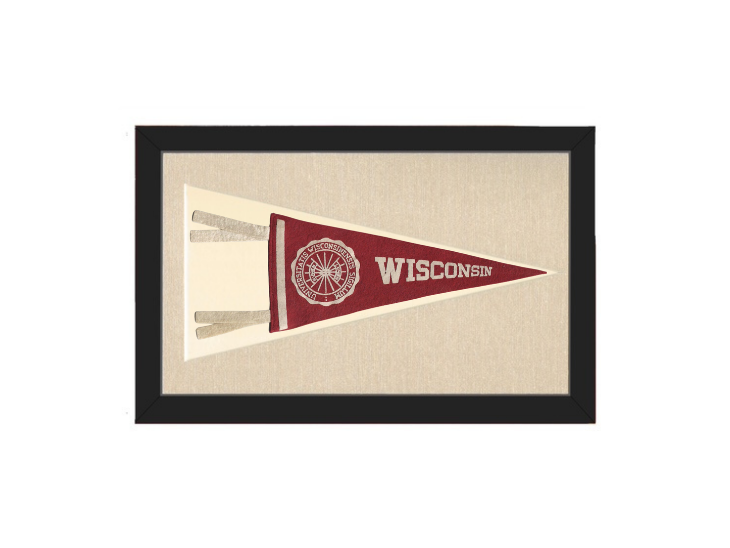 Vintage Wisconsin Pennant