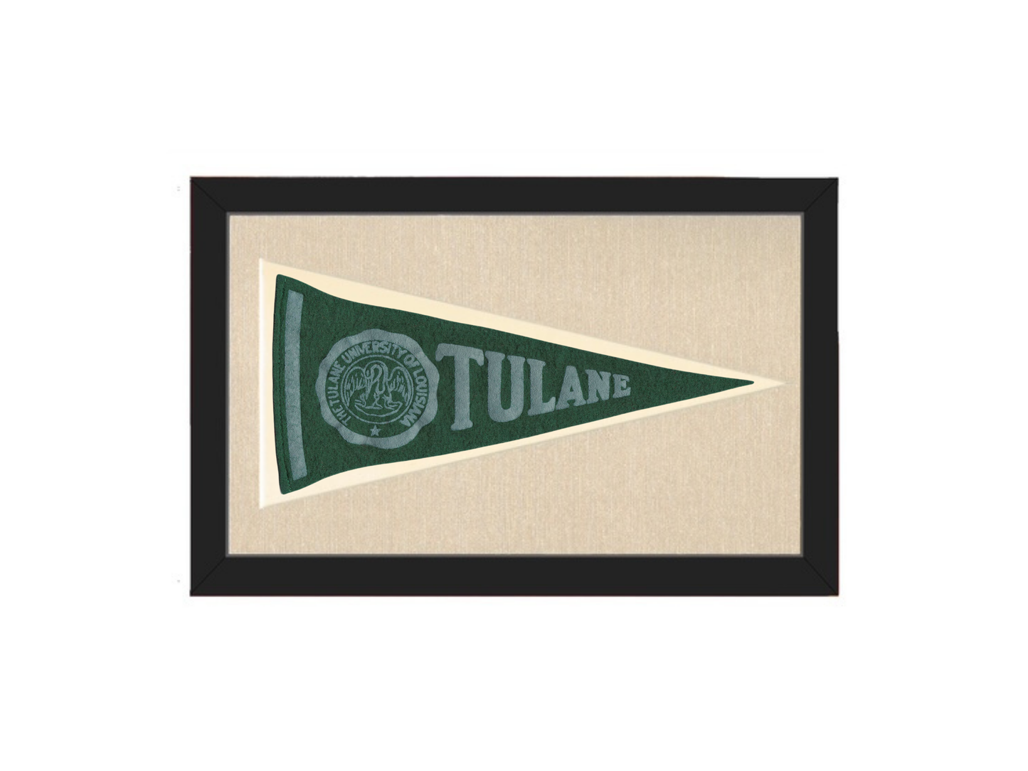 Vintage Tulane University Pennant