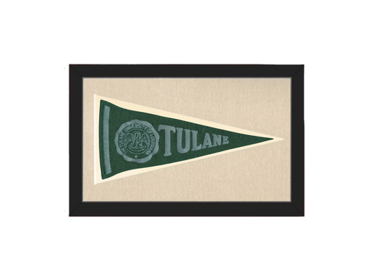 Vintage Tulane University Pennant