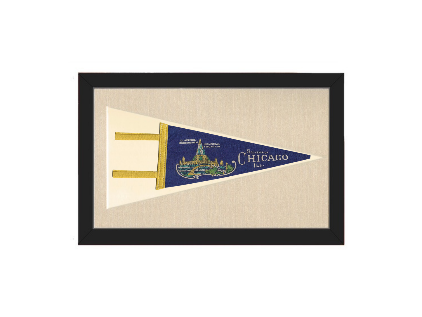 Vintage Chicago City Pennant
