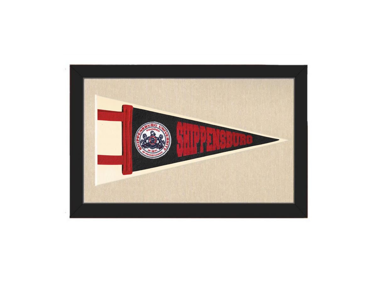 Vintage Shippensburg University Pennant