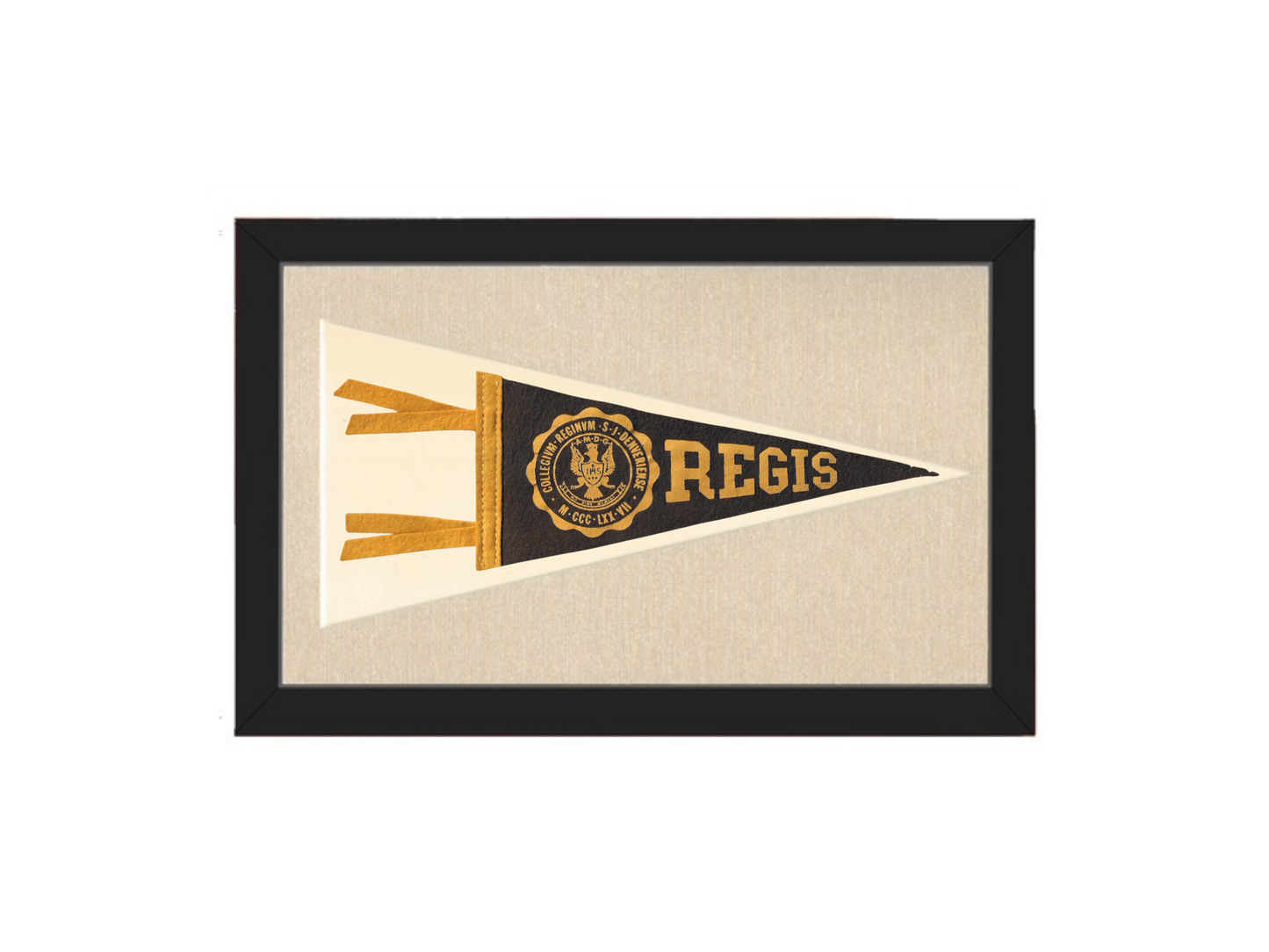 Vintage Regis College Pennant
