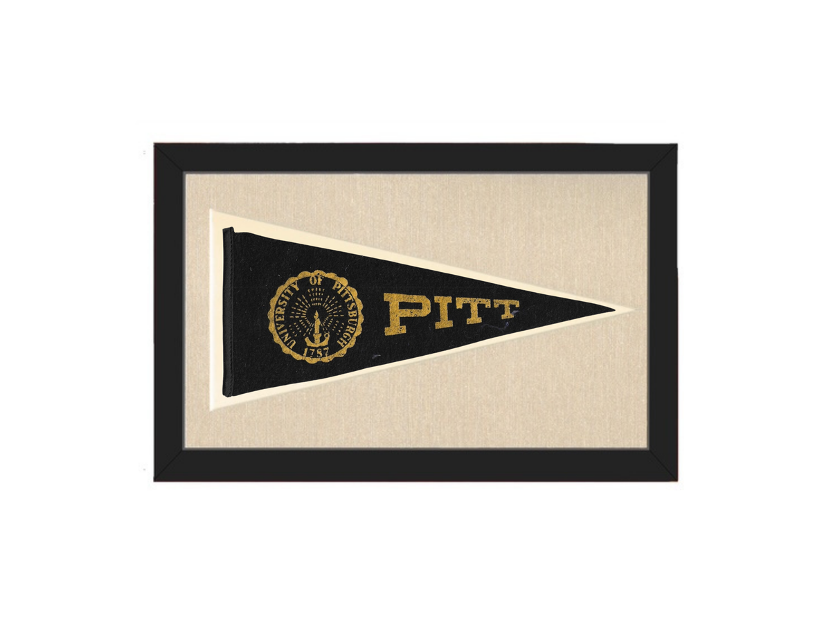 Vintage University of Pittsburgh Pennant