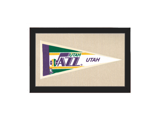 Vintage Utah Jazz Pennant