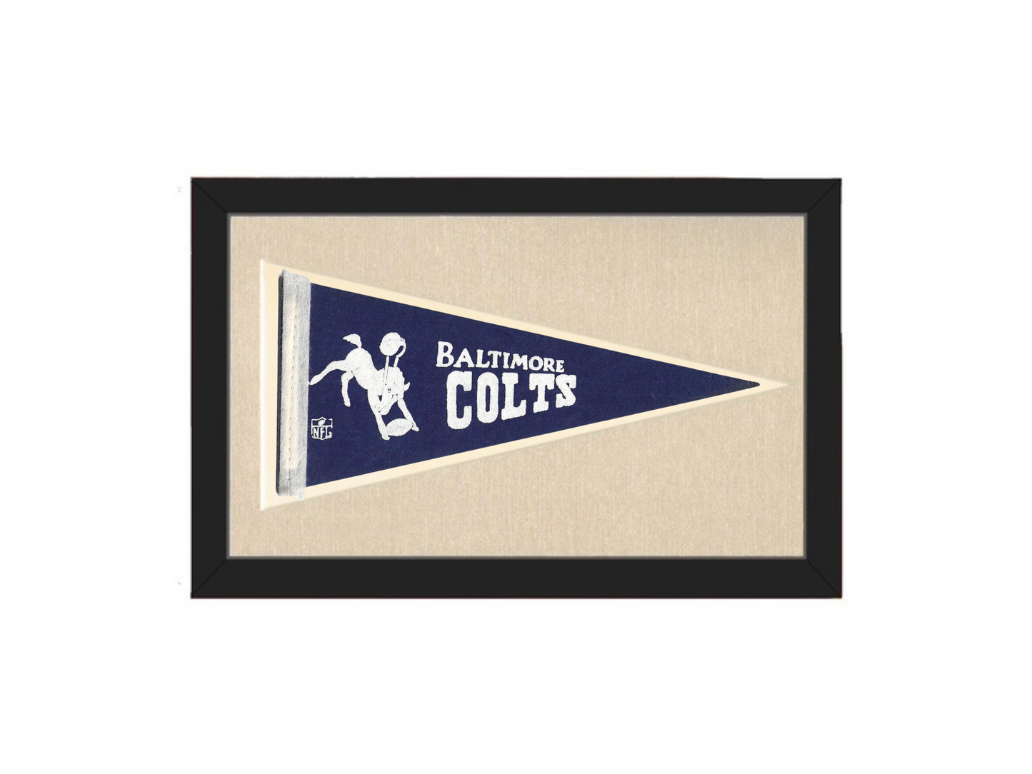 Vintage Baltimore Colts Pennant
