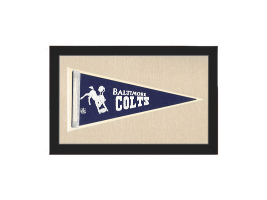 Vintage Baltimore Colts Pennant