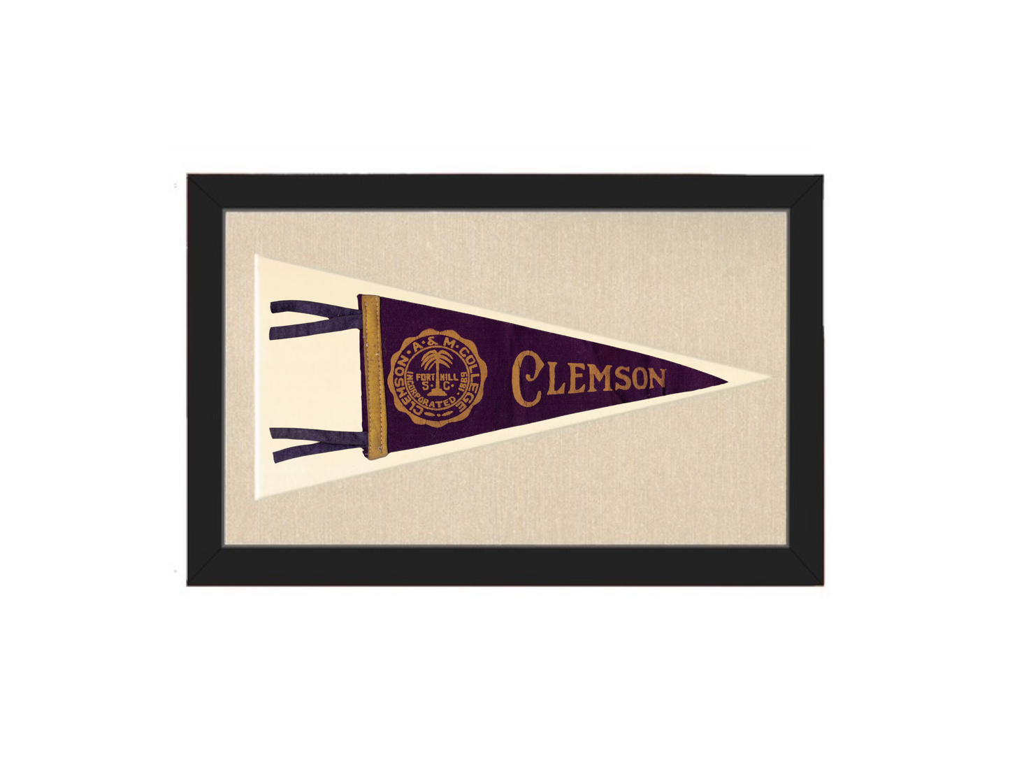 Vintage Clemson Pennant