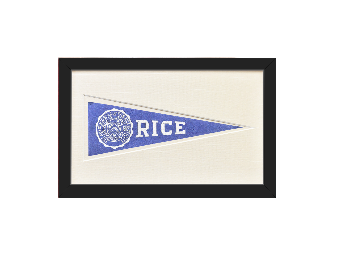 Vintage Rice University Hormel Pennant