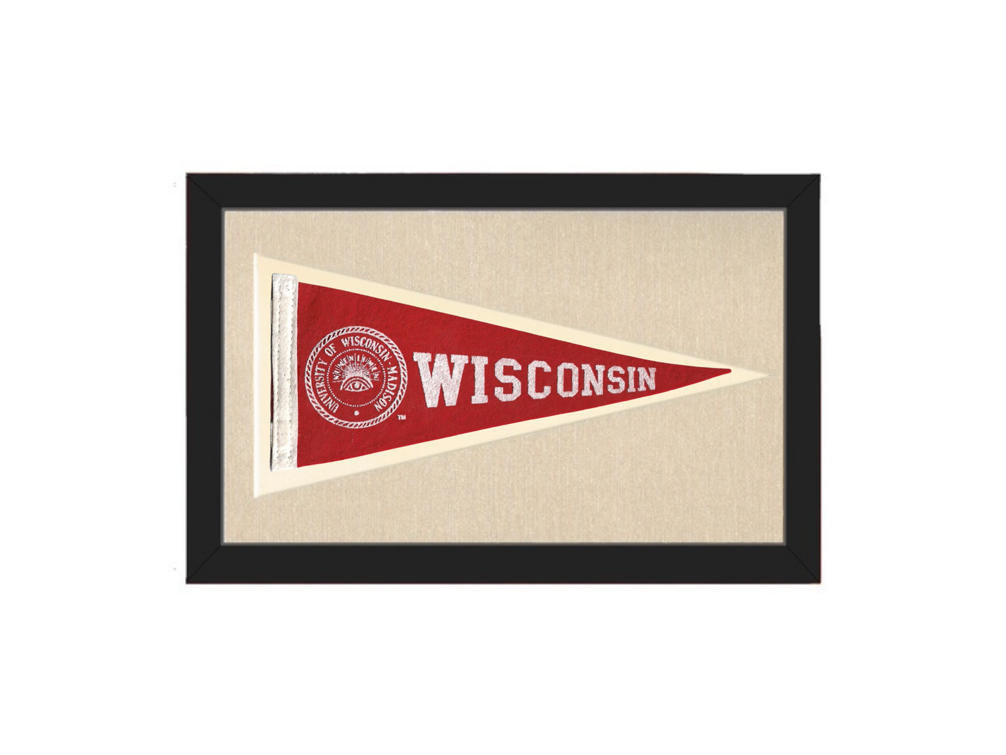 Vintage University of Wisconsin Pennant
