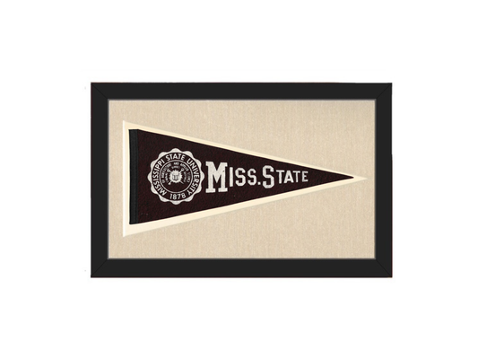 Vintage Mississippi State College Pennant (circa 1940)