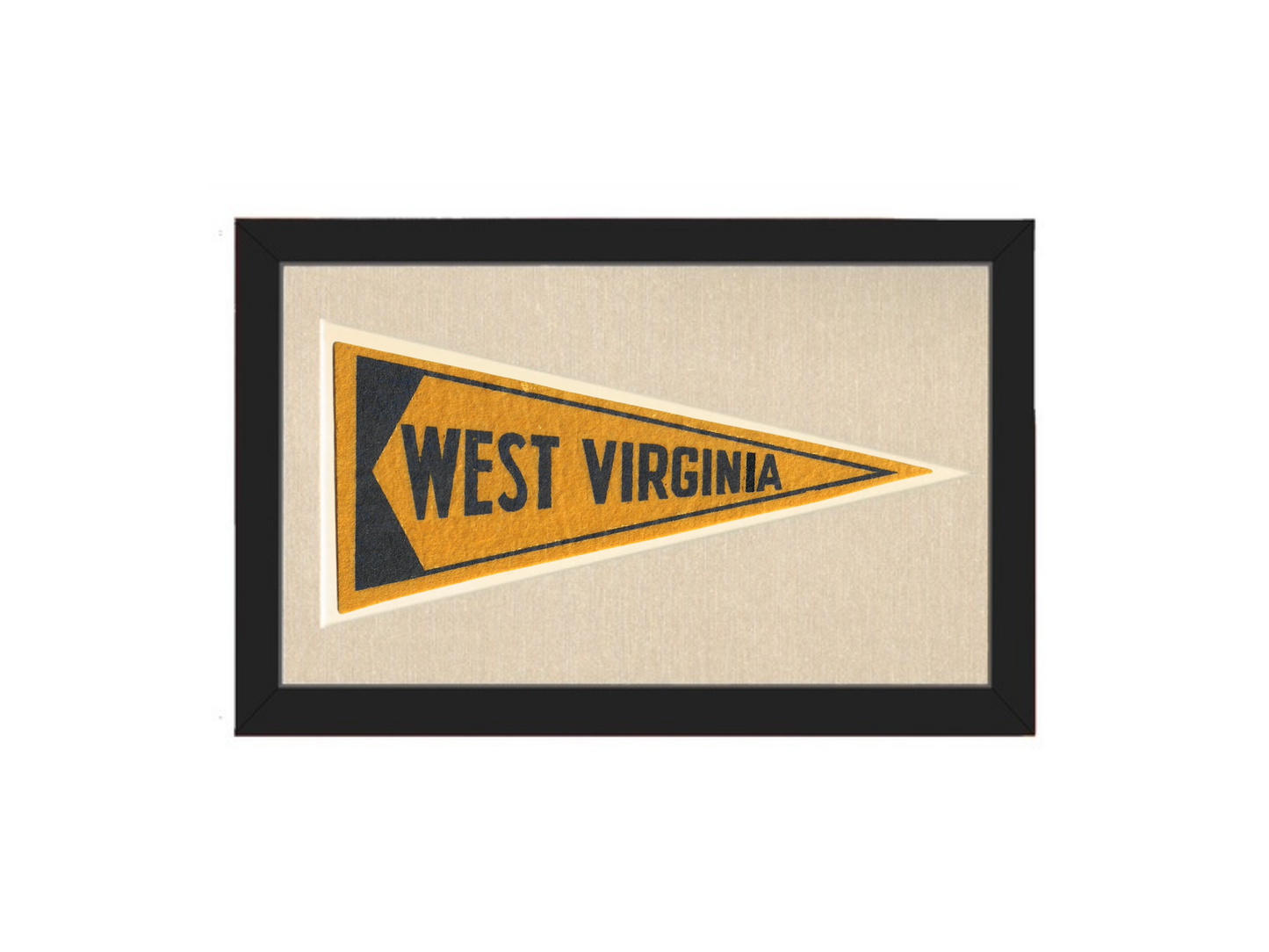 Vintage West Virginia Pennant