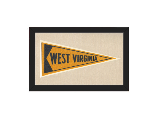 Vintage West Virginia Pennant
