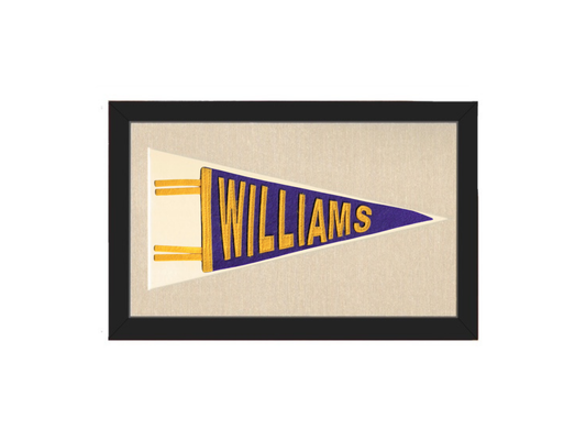 Hand made Williams College Pennant