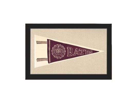 Vintage Bates College Pennant