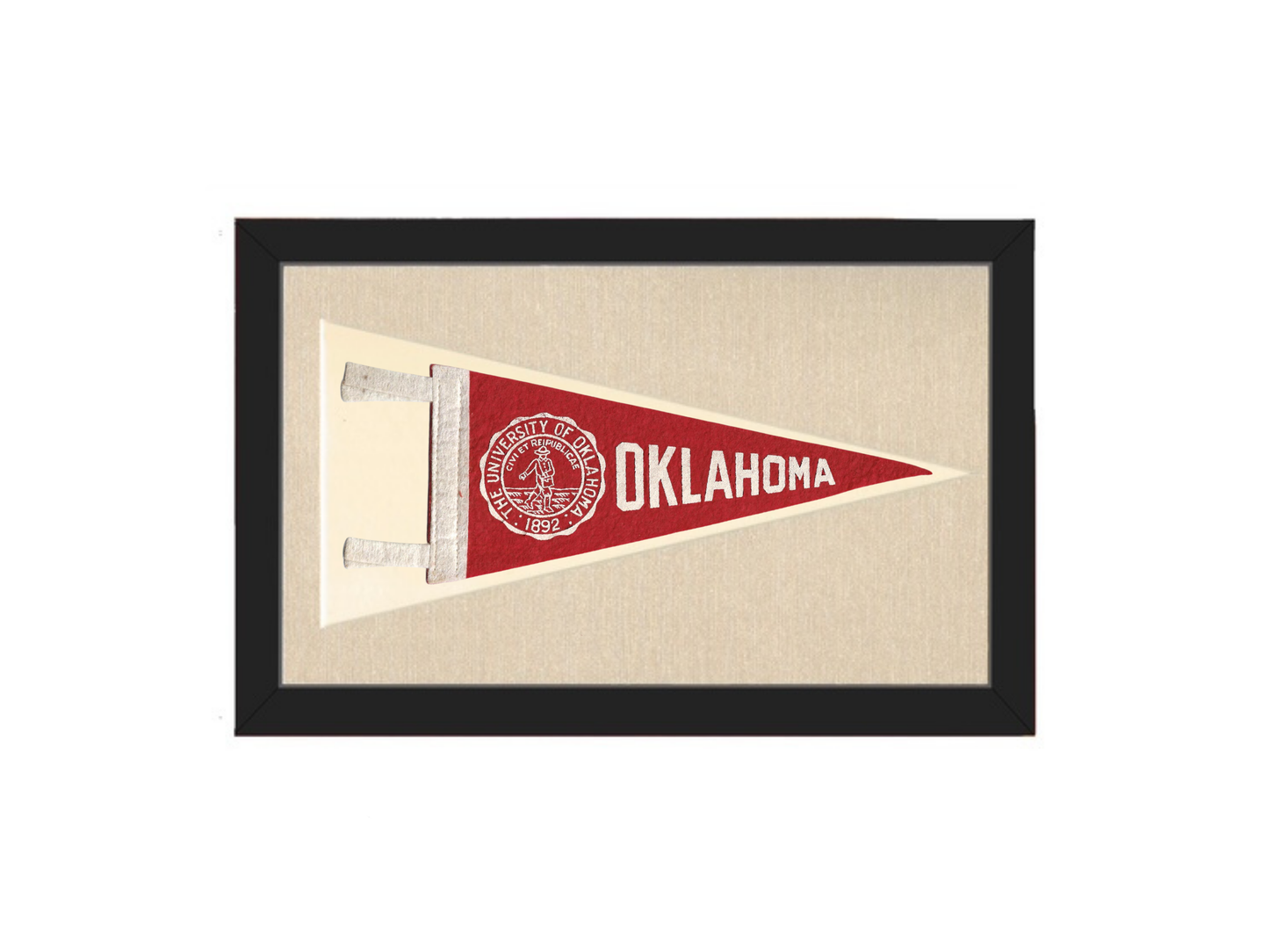 Vintage University of Oklahoma Pennant