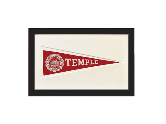 Vintage Temple University Hormel Pennant