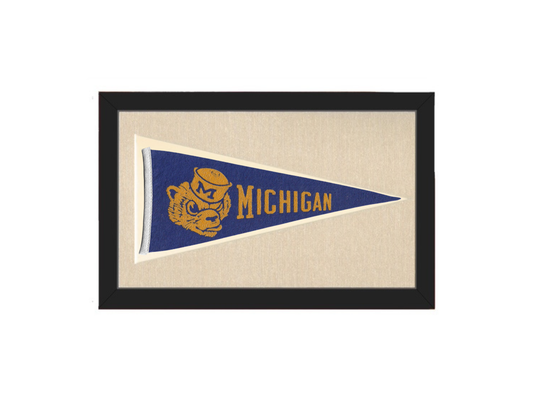 Vintage University of Michigan Pennant