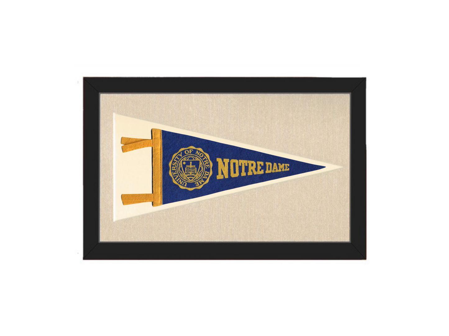 Vintage Notre Dame Pennant