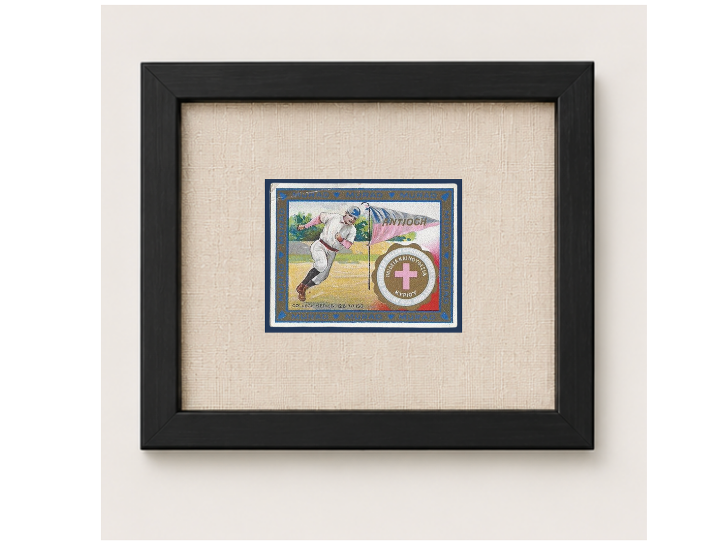 Vintage Antioch University Tobacco Card