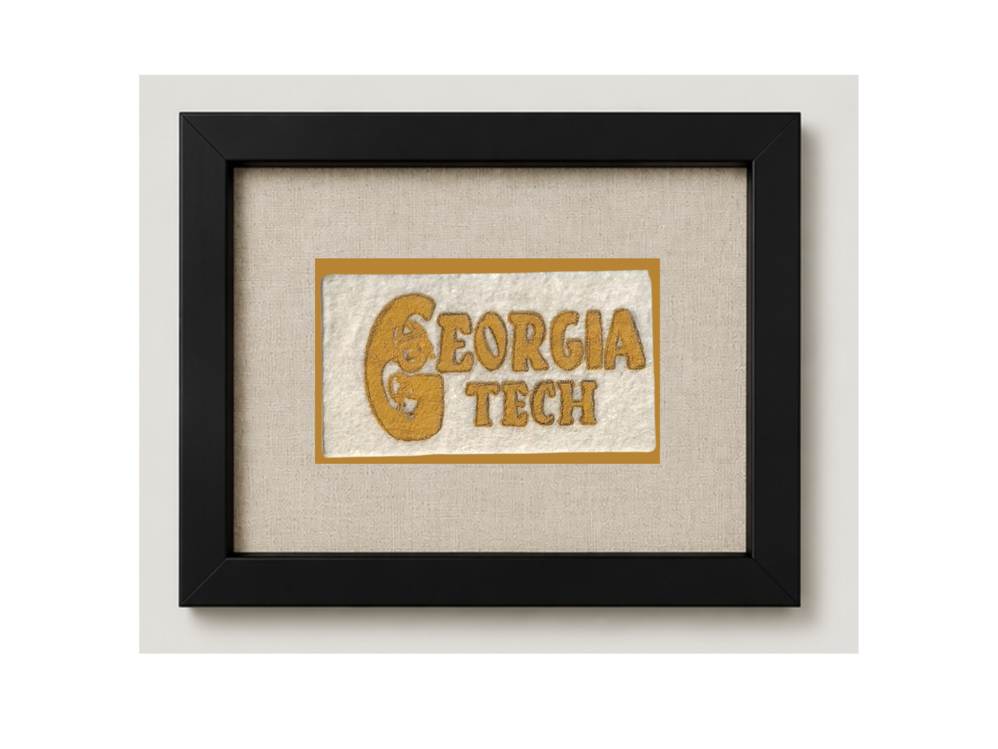 Vintage Georgia Tech Candy Felt
