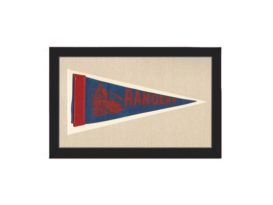 Vintage NY Rangers Pennant