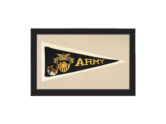Vintage Army Pennant and Army Pin