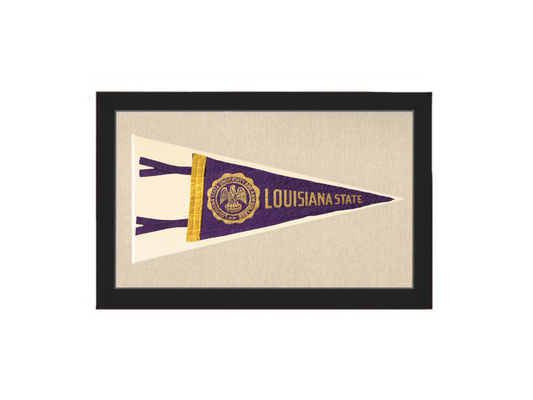 Vintage Louisiana State University (LSU) Pennant