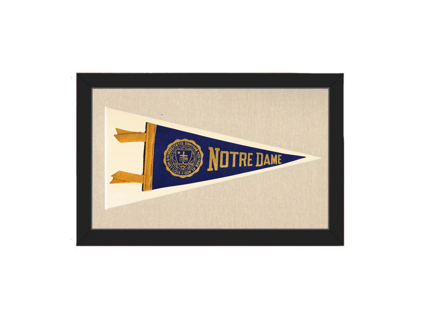 Vintage Notre Dame Pennant