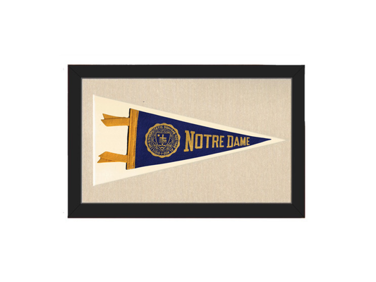Vintage Notre Dame Pennant
