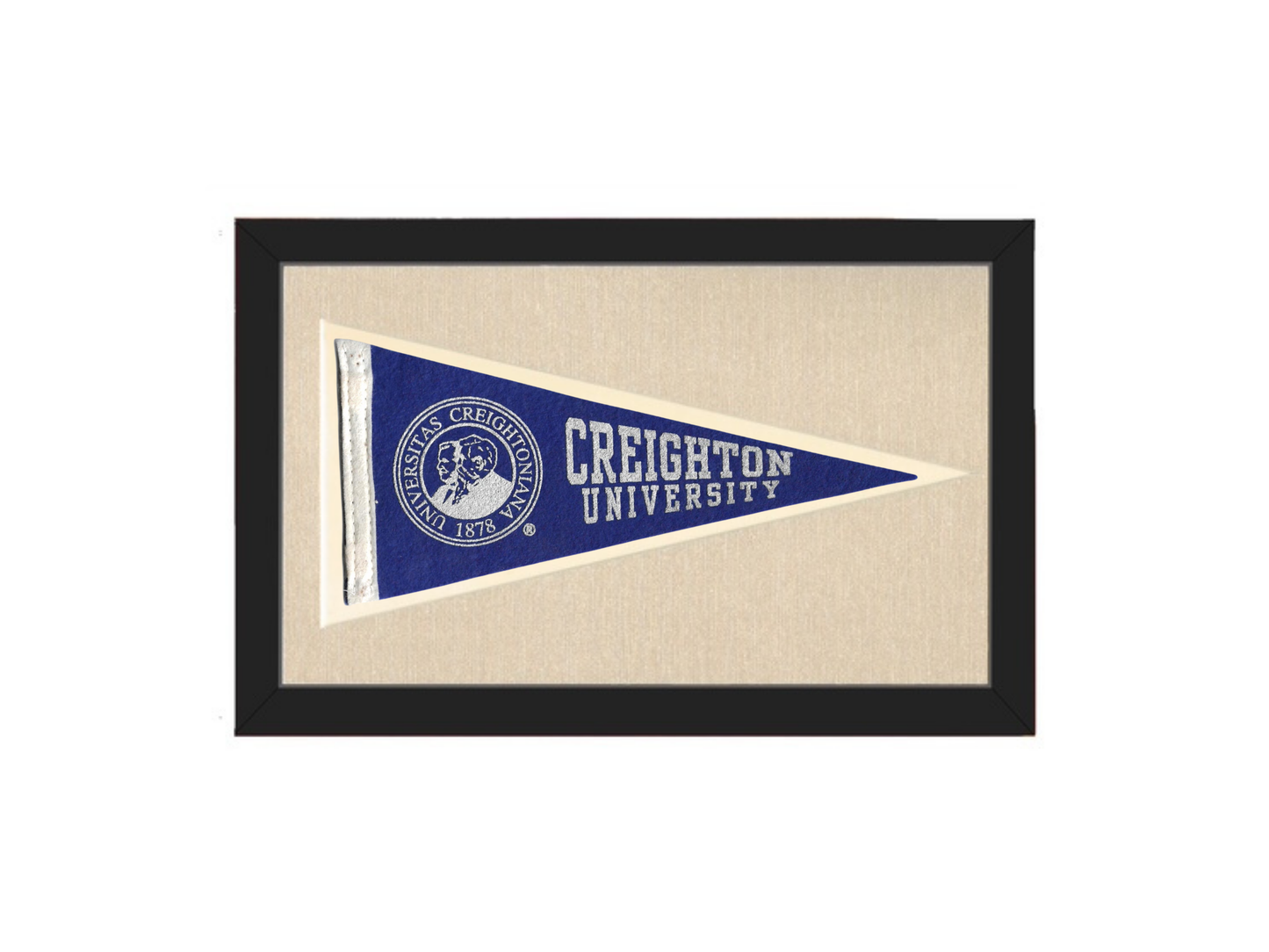 Vintage Creighton University Pennant