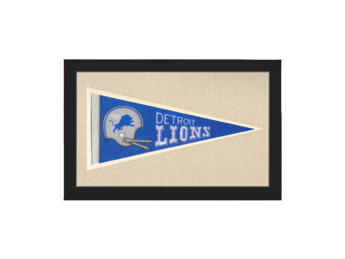 Vintage Detroit Lions Pennant