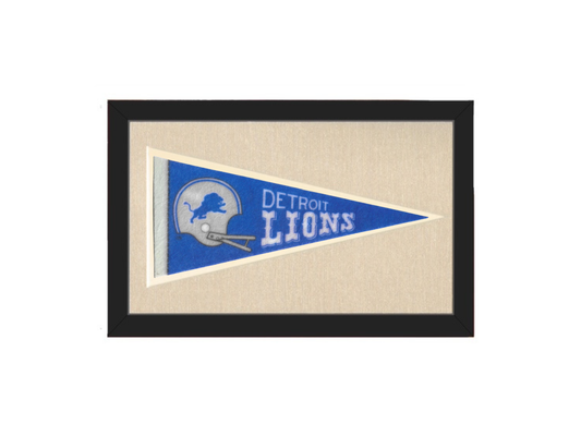 Vintage Detroit Lions Pennant