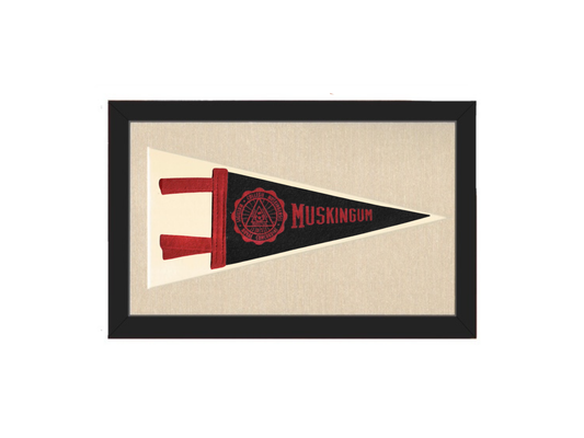 Vintage Muskingum Pennant