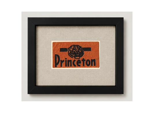 Vintage Princeton University Candy Felt Pennant
