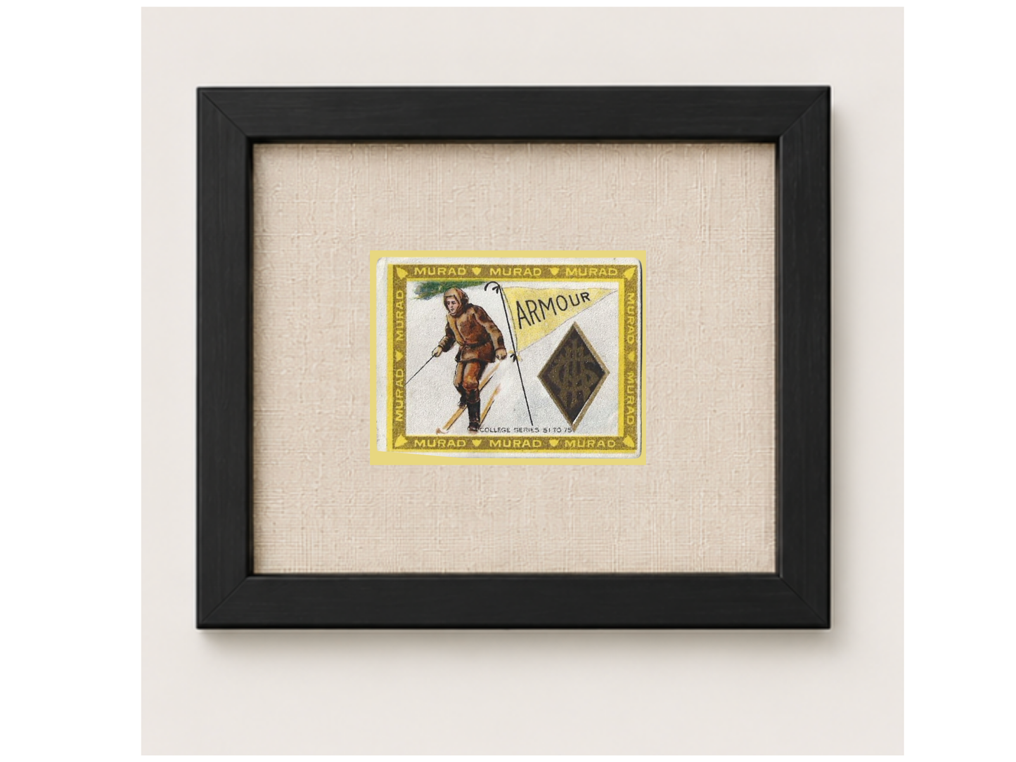 Vintage Armour College Tobacco Card