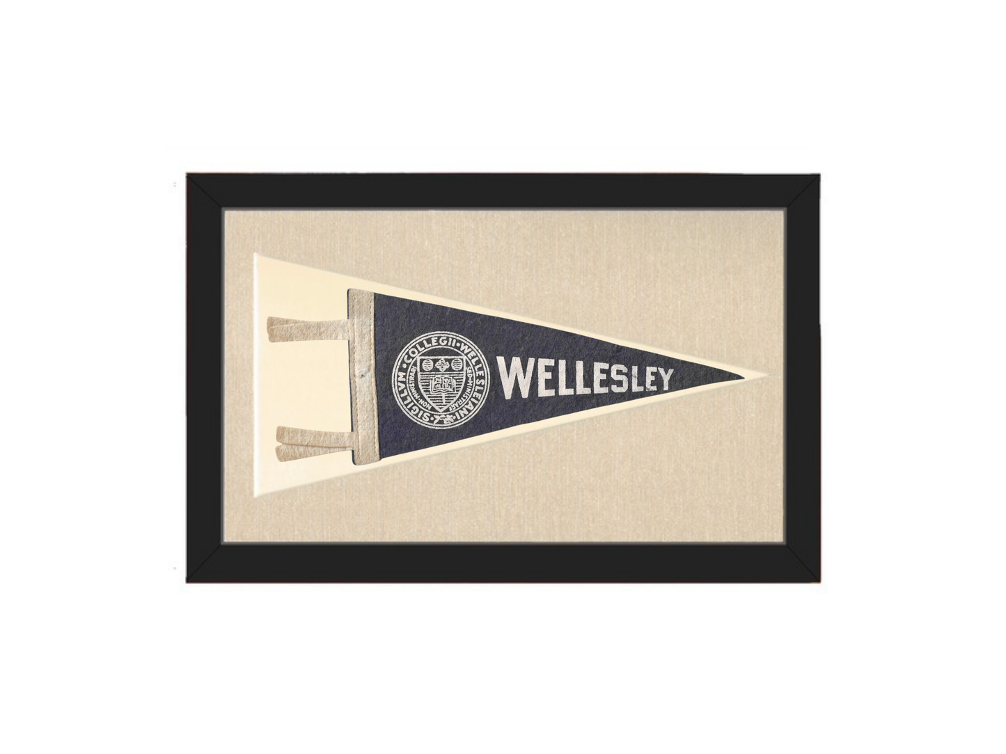 Vintage Wellesley Pennant