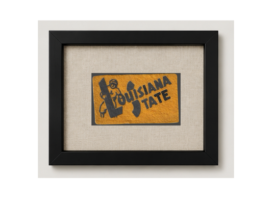 Vintage Louisiana State University Felt Pennant