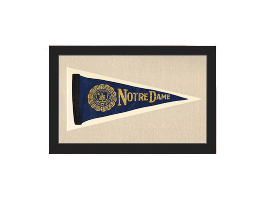 Vintage Notre Dame Pennant