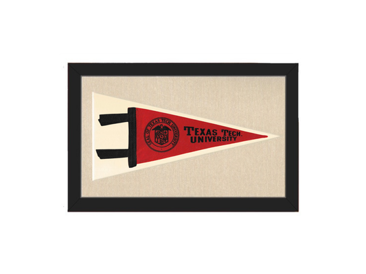 Vintage Texas Tech University Pennant