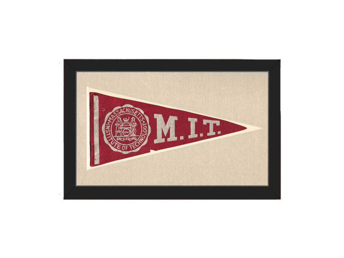 Vintage Massachusetts Institute of Technology Pennant