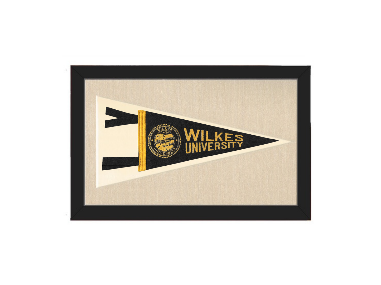 Vintage Wilkes University Pennant